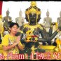 7705-THAI REAL AMULET WAT KAWJAMFA MASS 108 MONKS BLESS PHA PHOM 4 FACE PIKANET