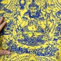 6860-REAL THAI AMULET HOLY FLAG CLOTH YHAN 7 LERSRI CLOTH YELLOW COLOR BIG LP NO