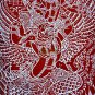 6856-HOLY FLAG CLOTH NARAI GARUDA RIDER RICH LOVE LP KALONG AMULET THAI REAL R+W