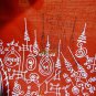 6856-HOLY FLAG CLOTH NARAI GARUDA RIDER RICH LOVE LP KALONG AMULET THAI REAL R+W