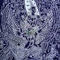 6857-HOLY FLAG CLOTH NARAI GARUDA RIDER RICH LOVE LP KALONG AMULET THAI REAL B+W