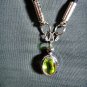 6843-REAL NATURAL GEM STONE DEEP RIVER NAGA EYE THAI AMULET LUCKY RARE GREEN