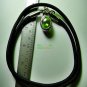 6843-REAL NATURAL GEM STONE DEEP RIVER NAGA EYE THAI AMULET LUCKY RARE GREEN