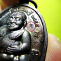 6940-THAI REAL AMULET ER-GER-FONG MEDEL FATHER GAMBLING MONEY RICH LP KEY BLACK