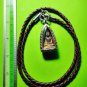 1836-THAI AMULET HAND CARVING NAGA EYE GEMS STONE BUDDHA OLD MINI PENDANT VIOLET