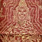 6855-THAI REAL AMULET HOLY FLAG CLOTH POWER CONTROL LERSRI TIGER FACE LP KALONG