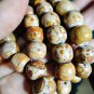 6847-REAL THAI AMULET NECKLACE SACRED BUDDHA RELIC STONE 108 BEAD DOT STYLE BIG