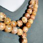 6847-REAL THAI AMULET NECKLACE SACRED BUDDHA RELIC STONE 108 BEAD DOT STYLE BIG
