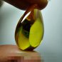 6861-REAL NATURAL GEM TEARDROP STONE DEEP RIVER NAGA EYE THAI AMULET GAMBLE WIN
