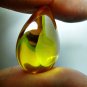 6861-REAL NATURAL GEM TEARDROP STONE DEEP RIVER NAGA EYE THAI AMULET GAMBLE WIN