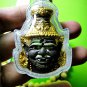 9246-REAL THAI AMULET SACRED HERMIT MASTER LERSRI FACE LP NAEN 2008 HAND PAINT