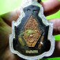 9246-REAL THAI AMULET SACRED HERMIT MASTER LERSRI FACE LP NAEN 2008 HAND PAINT