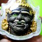 9246-REAL THAI AMULET SACRED HERMIT MASTER LERSRI FACE LP NAEN 2008 HAND PAINT