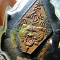 9246-REAL THAI AMULET SACRED HERMIT MASTER LERSRI FACE LP NAEN 2008 HAND PAINT