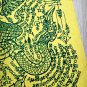 8455-CABALISTIC PRESTIGE CLOTH NARAI GOD GARUDA RIDER LP KALONG AMULET THAI REAL