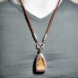 1822-THAI AMULET HAND CARVING NAGA EYE GEMS STONE BUDDHA OLD MINI PENDANT YELLOW