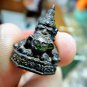 2043-THAI REAL AMULET PENDANT BRONZE RAHU MOON WAT SRISATHONG LUCKY WEALTH RICH