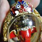 6093-THAI REAL AMULET PIKANET ELEPHANT HEAD LP PERN 24K GOLD PENDANT RED POWER