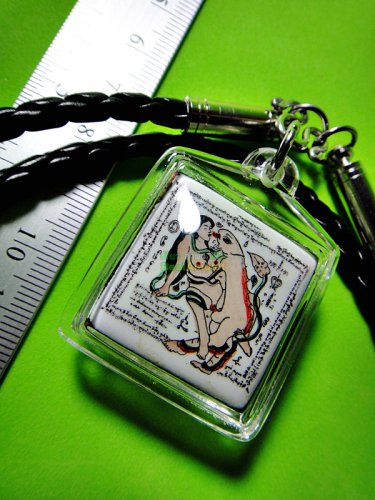 2433-THAI REAL AMULET DRAWING PENDANT PENIS BREED LADY ATTRACT ACHAN KWANCHAI