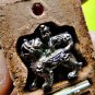 6908-THAI REAL AMULET ER-GER-FONG LOCKET KYLIN DRAGON GAMBLING WIN MONEY LP KEY