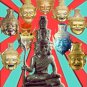 9195-HOLY FLAG CLOTH LP KALONG AMULET THAI REAL TIGER FACE LERSRI HEALTH LUCKY B