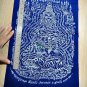 9195-HOLY FLAG CLOTH LP KALONG AMULET THAI REAL TIGER FACE LERSRI HEALTH LUCKY B