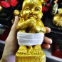 6334-THAI REAL AMULET GUMAN THONG 27 SPIRIT FINAL LP GOY MASTER GOLD EDITION