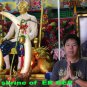 8772-THAI REAL AMULET ER-GER-FONG MEDEL FATHER GAMBLING MONEY RICH LP KEY ALLOY