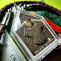 7341-THAI REAL AMULET PENDANT KHUN PEAN GOLD FACE BRING MERCY CHARM KUBA SUBIN