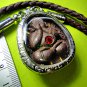 6869-THAI REAL AMULET CATCH RICH PIDTA CLOSED EYE SPIDER 9 GOLDEN TAKUD LP KOON