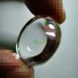 0016-REAL NATURAL GEM STONE DEEP RIVER NAGA EYE THAI AMULET WHITE HEALTHY 2.5 CM