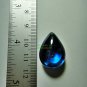 6864-THAI REAL AMULET PENDANT NAGA EYE RIVER GEM TEARDROP NATURAL STONE BLUE SKY