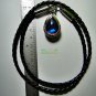 6864-THAI REAL AMULET PENDANT NAGA EYE RIVER GEM TEARDROP NATURAL STONE BLUE SKY