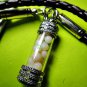 2110-REAL AMULET THAI BUDDHA SARIRA RELIC HOLY SACRED STONE BEAD IN TAKUD STRAW