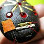 7025-THAI REAL AMULET LOCKET RICH MONEY GOLD 24K TAKUD MASTER EDITE LP HONG 2003