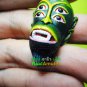 8140-MONKEY FACE SIHU-HATA KUBA SUBIN AMULET THAI GAMBLING 1ST BATCH BRONZE REAL
