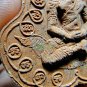 9590-REAL THAI AMULET LERSRI HERMIT MASTER GOD HEALTH MAGIC LP KALONG BROWN RED