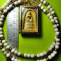 6478-HANDMADE THAI REAL AMULET SOMDEJ 108 MONKS BLESSING WAT NOK 9SEAT GOLD LEAF