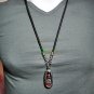9046-REAL THAI AMULET BRONZE NGUNG RED EYE MONKEY CHARMING LOVE LP KEY BRONZE