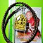 6135-THAI REAL AMULET BUDDHA AUP-TA-KUB LERSRI RICHLY WEALTH PENDANT LP NONG