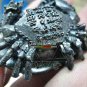 9087-REAL BRONZE THAI AMULET HOLY CRAB CATCH MONEY FAST RICH LUCK LP MUG 2007
