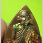 2348-REAL THAI AMULET TRIANGLE MEDAL GREAT VICTORY LP KOON LUCKY WIN COPPER 2010
