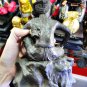 9085-THAI AMULET TIGER MASTER FACE BRONZE STATUE 1 TAKUD REAL LP KALONG 7 INCH