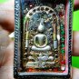 2525-THAI REAL AMULET SOMDEJ SILVER FOIL RICH LEKLAI GEMS WAT TAMFAD KING RAMA