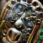 2525-THAI REAL AMULET SOMDEJ SILVER FOIL RICH LEKLAI GEMS WAT TAMFAD KING RAMA