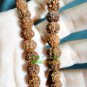 9722-NATURAL DRY SEED 108 BEAD SACRED MEDITATION CHAIN AMULET THAI REAL LP PERN
