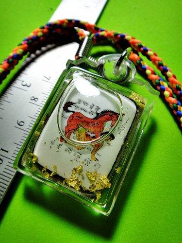2244-THAI REAL AMULET DRAWING PENDANT HORSE SEX LADY CHARMING ATTRACT SEX LP ROJ