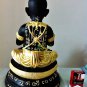 6825-REAL THAI AMULET GUMAN THONG BIG BROTHER BLACK GOLD PAINT KB SUBIN 9TAKUD