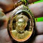 6898-THAI REAL AMULET ER-GER-FONG MEDEL GAMBLING RID DEBT LP KEY GOLD PLATED 18K