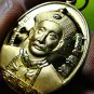 6898-THAI REAL AMULET ER-GER-FONG MEDEL GAMBLING RID DEBT LP KEY GOLD PLATED 18K